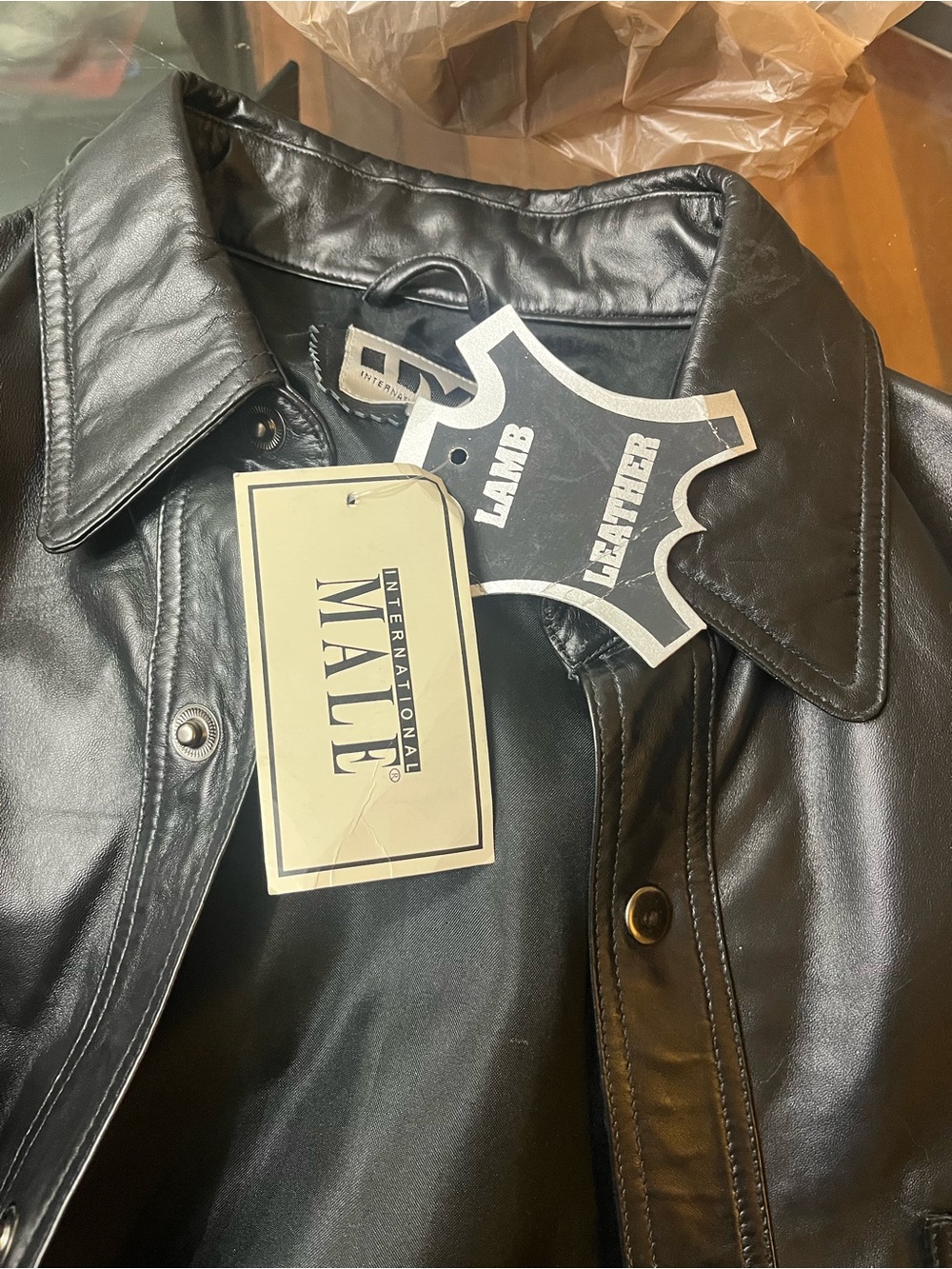 NWT Lamb skin leather jacket